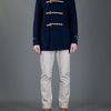 Gloverall Hooded Duffle Coat in Blue for Men - Lyst