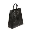Gucci Park Avenue Leather Clamp Tote Bag in Black - Lyst