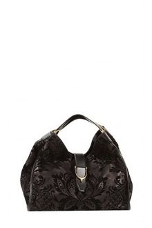 Gucci Soft Stirrup Large Suede Bag - Lyst