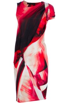 Jean-Pierre Braganza Asymmetric Printed Dress - Lyst