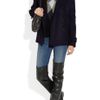 Jimmy Choo Giorgina Leather Overtheknee Boots in Black - Lyst