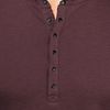 John Varvatos Long Sleeve Henley in Purple for Men (oxblood) - Lyst