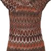 Missoni Crochetknit Top in Brown (multicolored) - Lyst