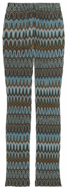 Missoni Crochetknit Wideleg Pants in Multicolor (multicolored) - Lyst