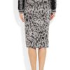 Missoni Knitted Pencil Skirt in Gray (multicolored) - Lyst