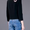 Moschino Cheap & Chic Lips Detail Blazer in Black - Lyst