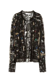 Oscar de la Renta Embellished Tulle Jacket - Lyst
