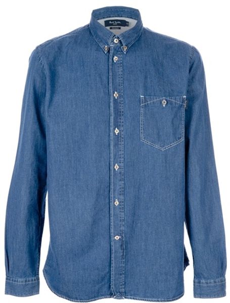 Paul Smith Denim Shirt in Blue for Men (denim) - Lyst