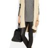Reed Krakoff Woolblend and Leather Cardigan in Beige (oatmeal) - Lyst