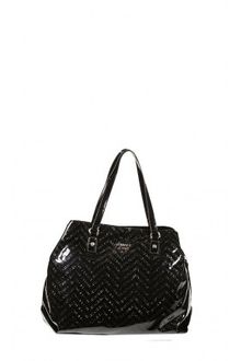 Versace Vjc Eco Patent Leather Shopping Bag - Lyst