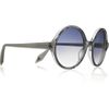 Victoria Beckham Round Nite Acetate Sunglasses in Gray - Lyst