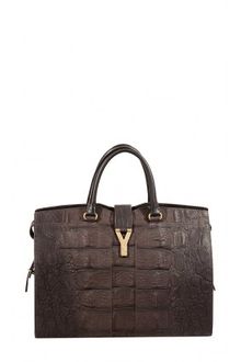 Yves Saint Laurent Leather Large Coconut Print Cabas Chyc Bag - Lyst