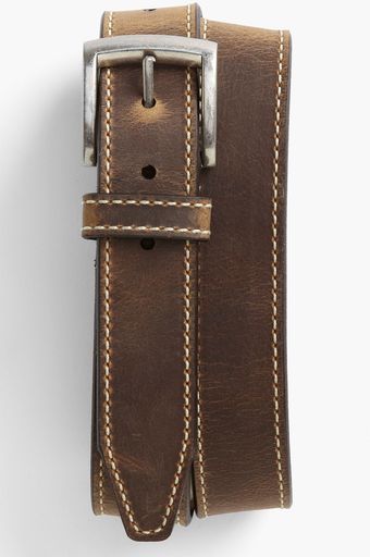 Allen Edmonds Cottonwood Leather Belt - Lyst