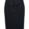 Balenciaga Tie Sash Skirt in Black - Lyst