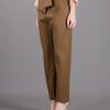 Balenciaga Tie Sash Trouser in Brown - Lyst
