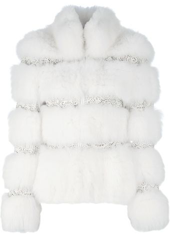 Blumarine Fur Lined Coat - Lyst