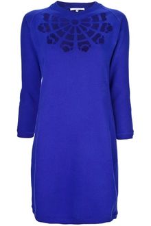 Carven Cut Out Detail Dress - Lyst