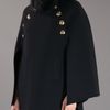 Emilio Pucci Fur Collar Jacket in Black - Lyst