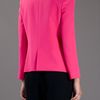 Giorgio Armani Collarless Blazer in Pink - Lyst