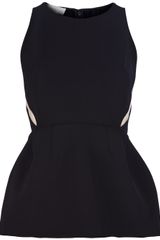 Stella McCartney Peplum Cutout Top