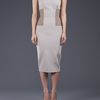 Victoria Beckham Fitted Dress in White (ivory) - Lyst