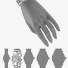 Gucci Gcollection Diamondsteel Link Bracelet Watch in Silver - Lyst