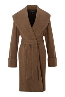 Lauren by Ralph Lauren Nia Belted Tweed Coat - Lyst