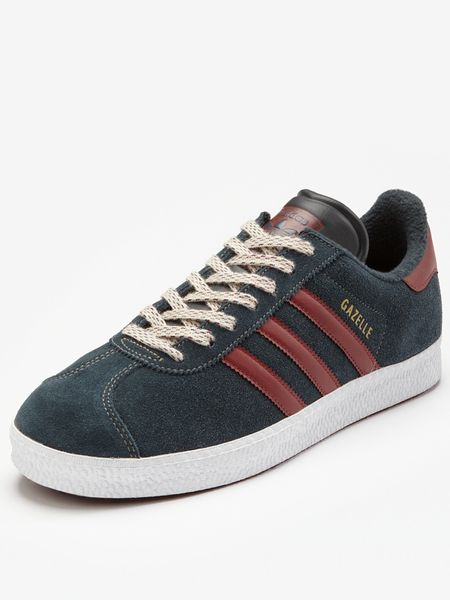 Adidas Gazelle Ii Suede Trainers in Red for Men (navy/red) - Lyst