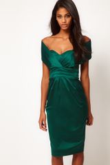 ASOS Collection Asos Wiggle Dress with Off Shoulder