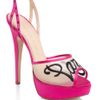 Charlotte Olympia Ss Paris Platform Sandal in Purple (fuchsia) - Lyst