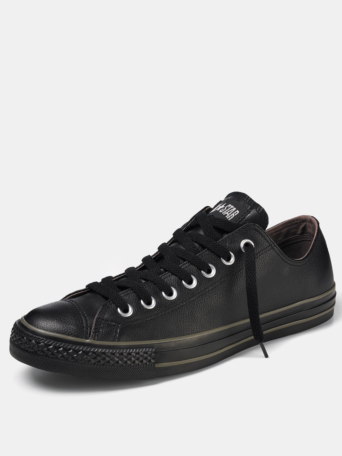 black converse ox leather