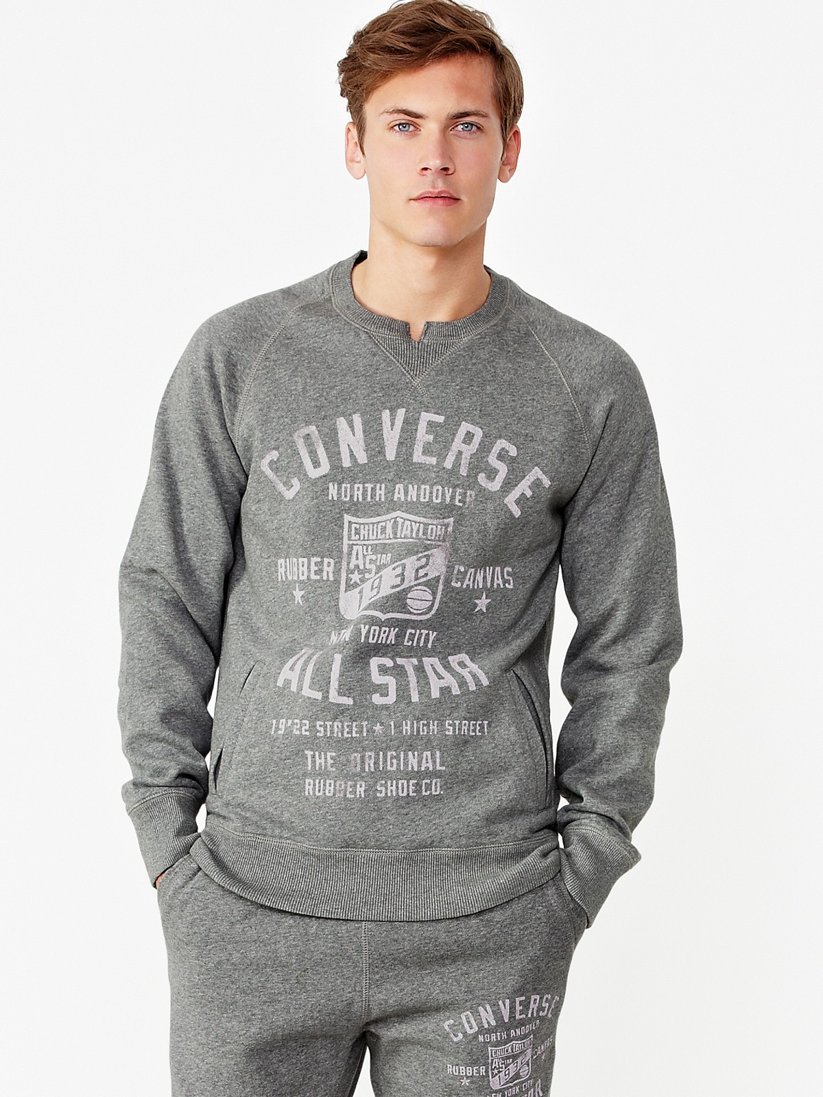 grey converse mens