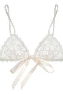 Hanky Panky Hanky Panky Peekaboo Lace Front Tie Bralette - Lyst