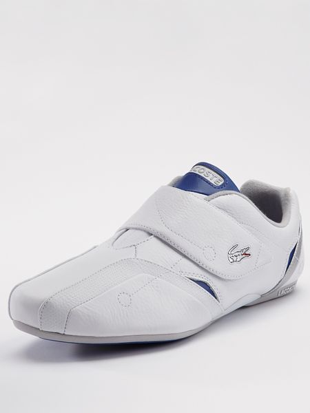 Lacoste Protect Strap Mens Trainers in White for Men (white/blue) | Lyst