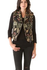 Rag & Bone Tapestry Mughal Moto Vest