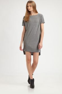T By Alexander Wang Classic Boatneck Dress - Lyst