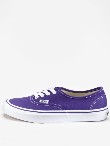 purple and white vans