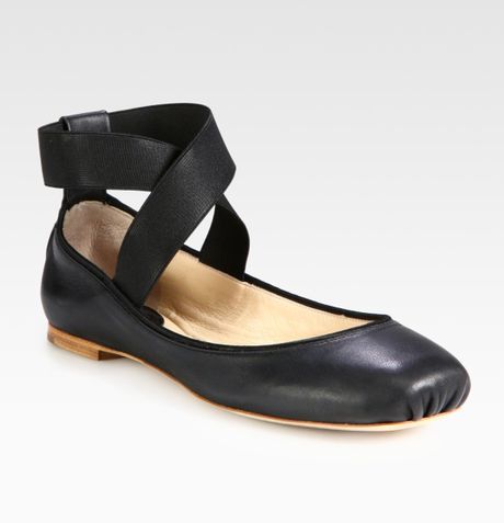 chloe flats black