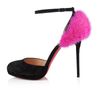 Christian Louboutin Crazy Fur in Black - Lyst