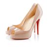 Christian Louboutin Very Prive in Beige - Lyst