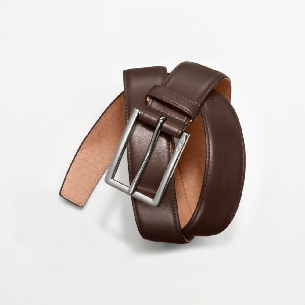 Coach Modern Flat Buckle Belt in Brown for Men (mahogany) Lyst