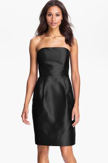 Eliza J Strapless Taffeta Sheath Dress - Lyst