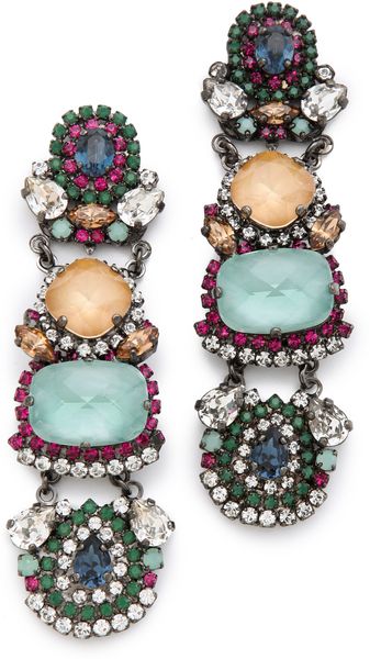 Erickson Beamon Modern Moghul Drop Earrings - Lyst