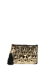 Frankie Morello Studs Flat Bag