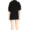 Iceberg ThreeQuarter Sleeved Corduroys Lurex Wool Dress in Black - Lyst