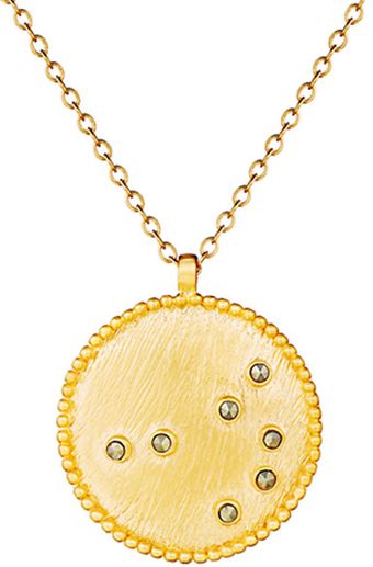 Satya Jewelry Gold Pyrite Constellation Necklace in Aurora - Lyst
