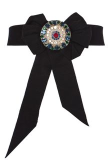 Temperley London Regal Crystal Belt Suede - Lyst