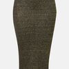 Topshop Metallic Midi Skirt in Gold - Lyst