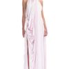 Vionnet  Viscose Satin Gown in Pink (pink orchid/black) - Lyst