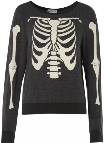 Wildfox  Inside Out Pullover Knight  - Lyst